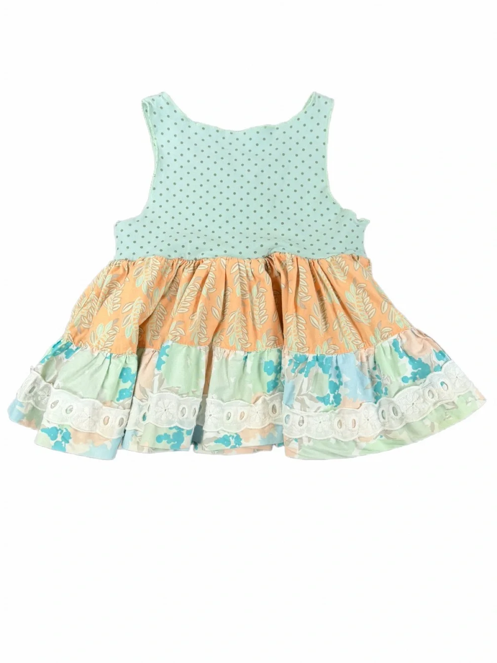 MATILDA JANE PLATINUM Sleeveless Patchwork Dress - 2